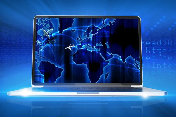 Globale Internetverbindung — Stockfoto