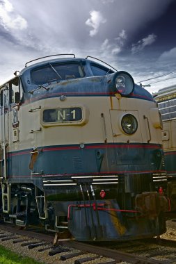 Vintage tren motoru