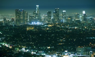 Los angeles gece panorama