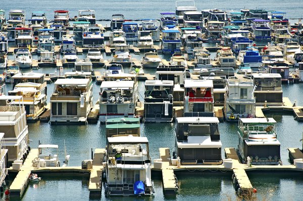 Houseboats in Marina