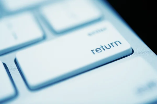 Return Keyboard Button — Stock Photo, Image