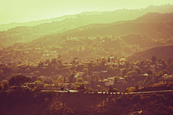 Hollywood hills Πανόραμα — Φωτογραφία Αρχείου