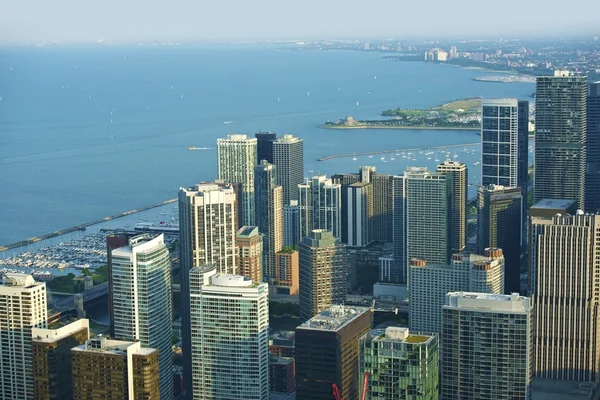 Frente al Lago de Chicago — Foto de Stock