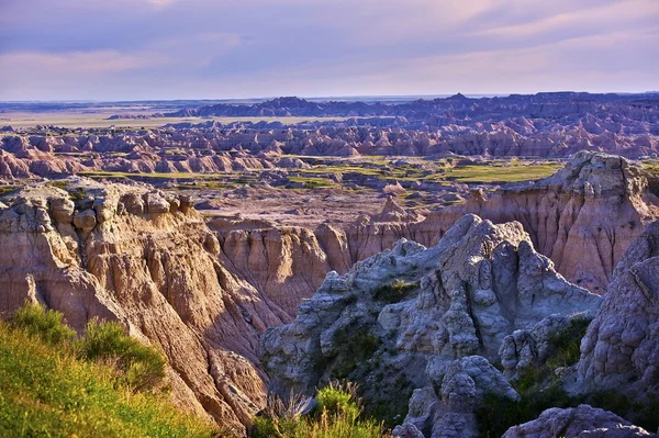 Paisagem de Badlands erodidos — Fotografia de Stock