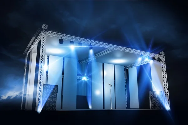Iluminação do palco de concerto — Fotografia de Stock