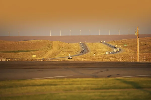 Wyoming Highway-80 — Zdjęcie stockowe