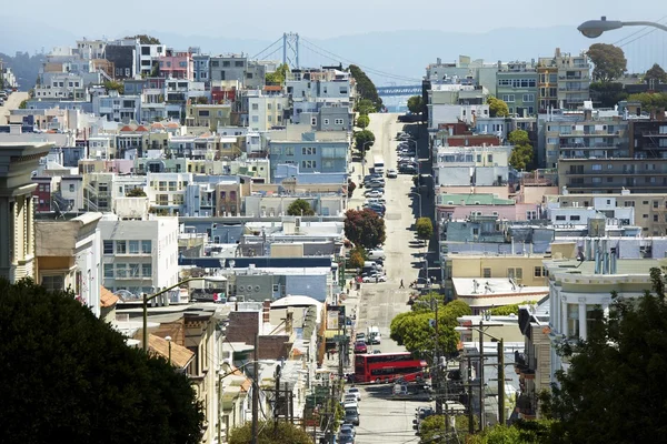 Woonwijk van San francisco — Stockfoto