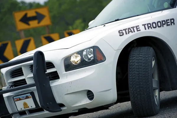 Polícia Cruiser State Trooper — Fotografia de Stock