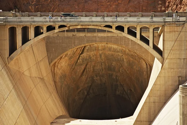 Bräddavlopp inlopp Hooverdammen — Stockfoto