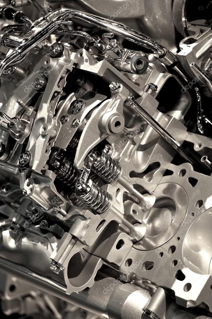 Gas Engine Valves Stock Photo by 32369663