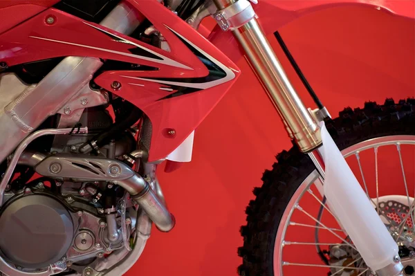 Dirt bike close-up — Stockfoto