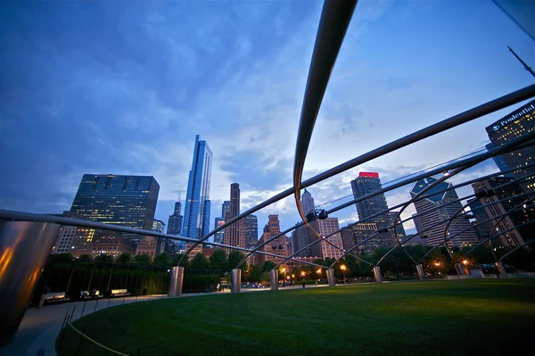 千年公园: 芝加哥市 — 图库照片