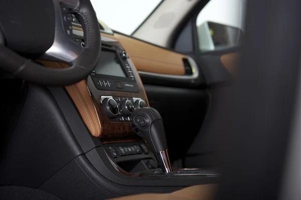 Modern Car Cockpit Interior — Stock Photo, Image