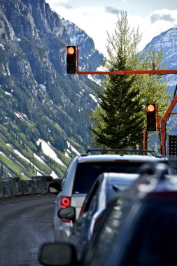 geçici trafik ışıkları