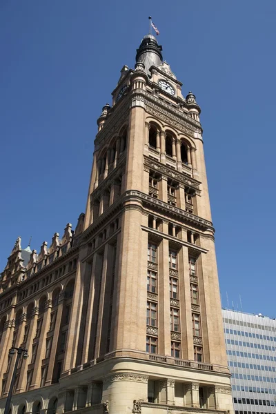 Milwaukee City Hall Tower — Stock Photo, Image