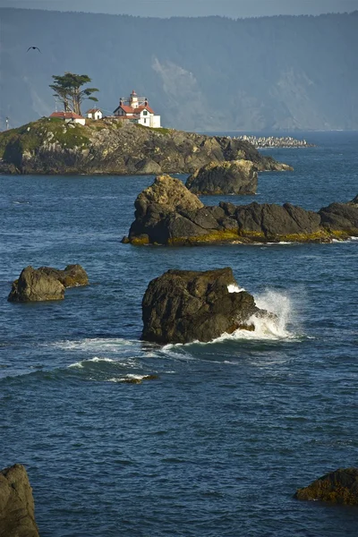 California Sahili deniz feneri — Stok fotoğraf