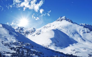 Winter Mountains clipart