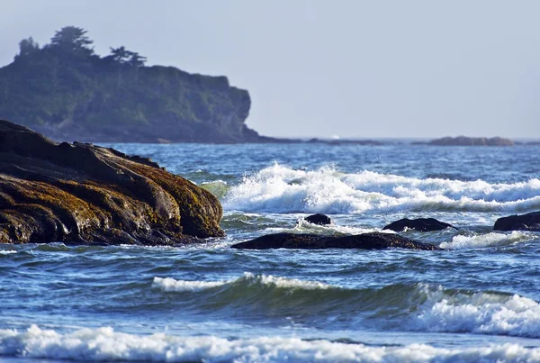 Spiaggia rocciosa dell'oceano — Foto Stock