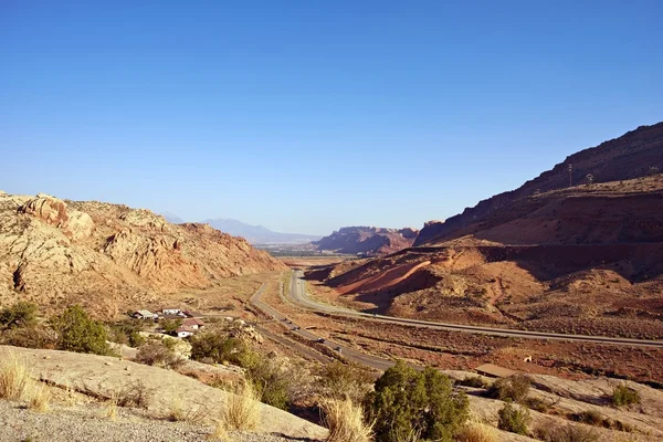 Estrada para Moab Utah — Fotografia de Stock