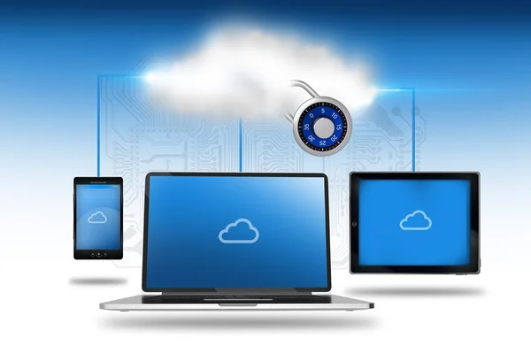 Cloud Storage Illustration — Stock Photo, Image