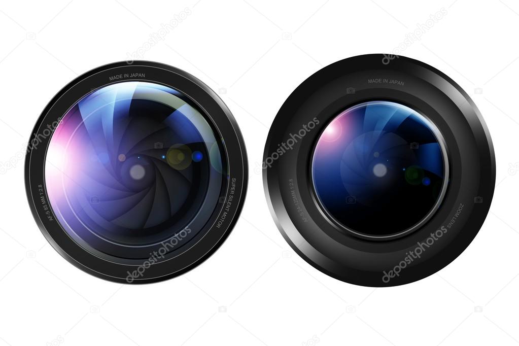 Two Camera Lenses
