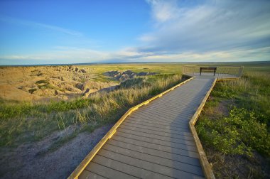 Badlands uzak manzara noktası