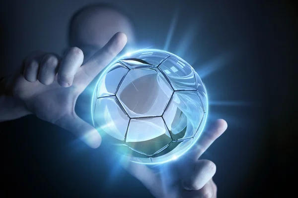 Glassy Ball Projection — Stock Photo, Image