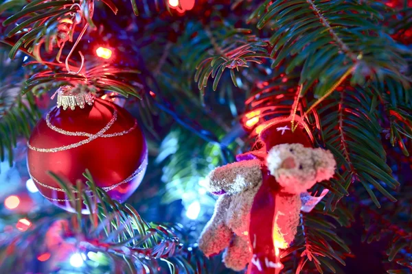 Рождественская елка крупным планом — стоковое фото