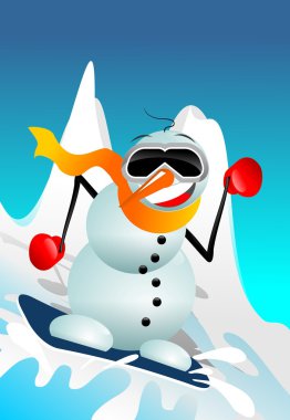 snowboard kardan adam