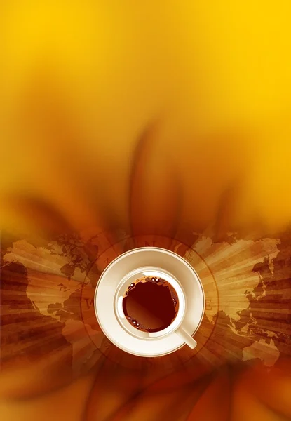 Hintergrund der Kaffeewelt — Stockfoto