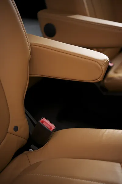 Leather Car Seats — Stock Photo, Image