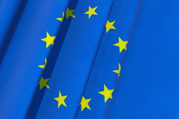 欧洲联盟旗帜 — 图库照片