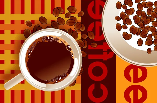 Coffee Poster Abstract — Stock Photo, Image