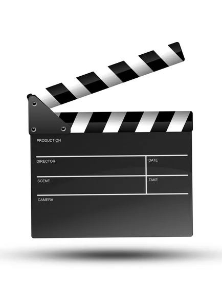 Movie Clipper Isolated — Stock Photo, Image