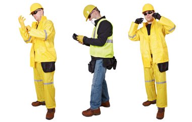 Müteahhitler pozlar