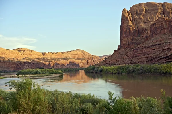 Colorado rivier in utah — Stockfoto