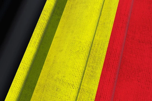 Εθνική σημαία του Βελγίου — Φωτογραφία Αρχείου