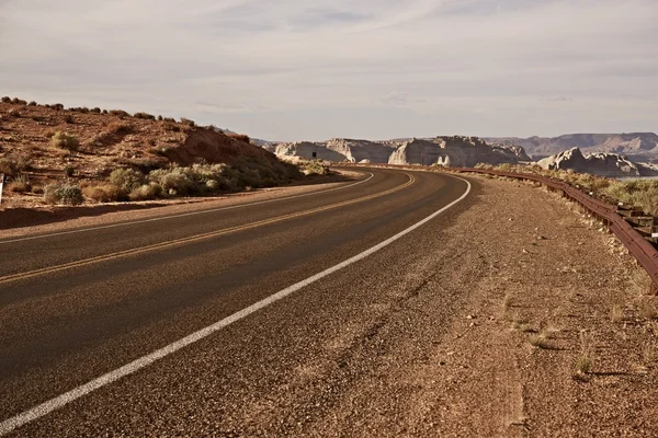 Severní arizona dálnice — Stock fotografie