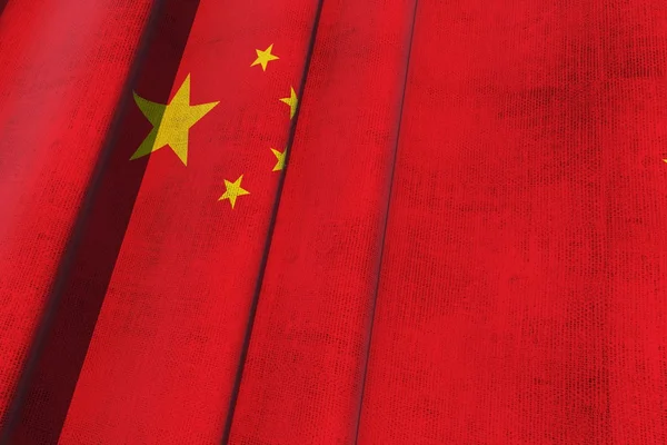 Bandeira Nacional da China — Fotografia de Stock