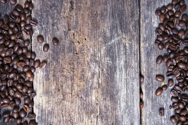 Coffee on Wood Background — Stock Photo, Image