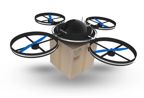 Postal drone geïsoleerd — Stockfoto