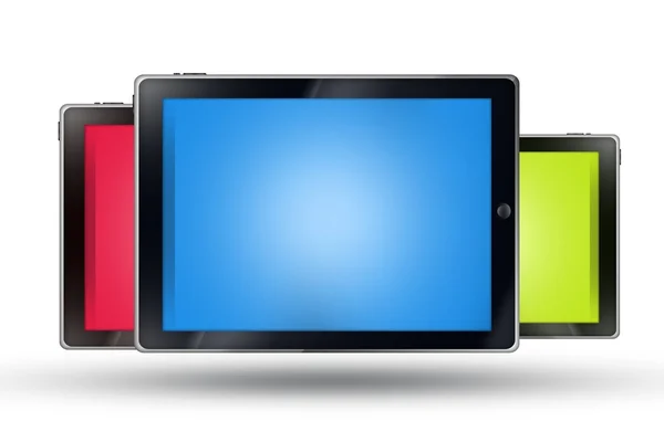 Three Tablets Isolated — Stock Photo, Image