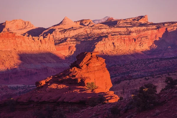 Red Rocks Sunset Paisagem — Fotografia de Stock