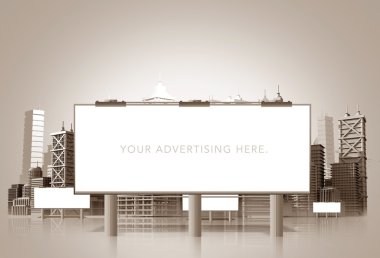 büyük kentsel billboard