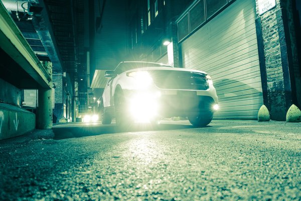 SUV Car in the Alley