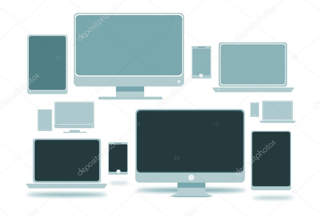 Computer Devices Illustration