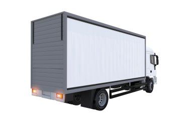 Kargo euro truck izole