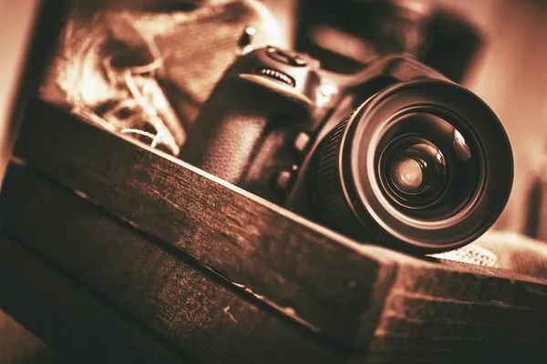 Κάμερα στο πλαίσιο — Stock fotografie