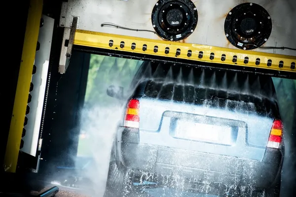 Handenvrije Autowassen — Stockfoto