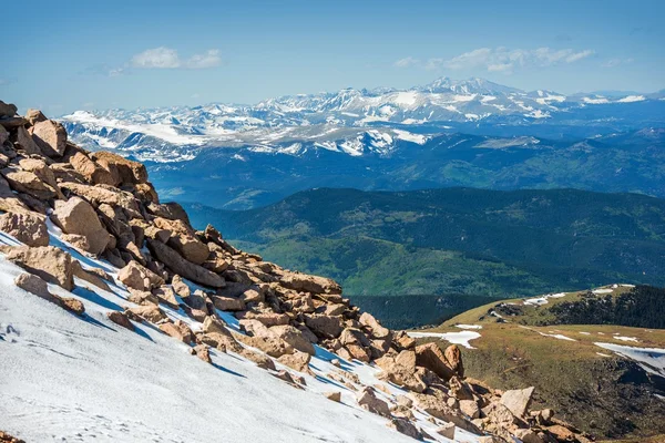 Felsige Berge im Kolorado — Stockfoto